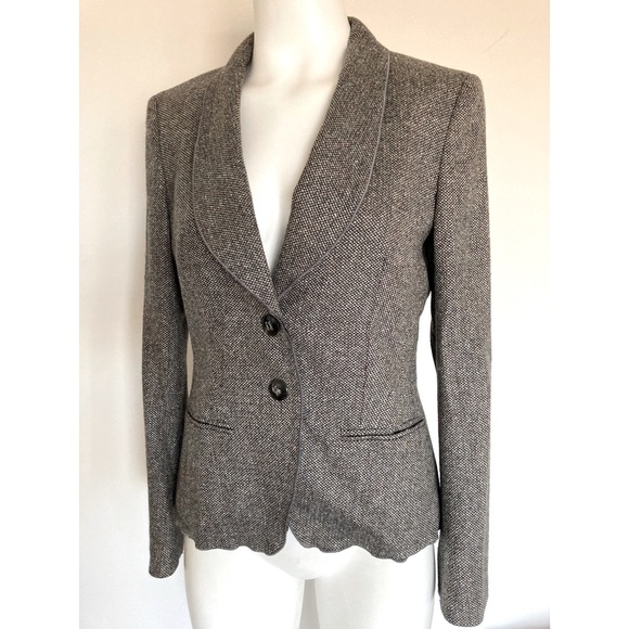 Escada Soft Wool/Silk/Angora Tweed Blazer Sz 36 - Picture 2 of 7